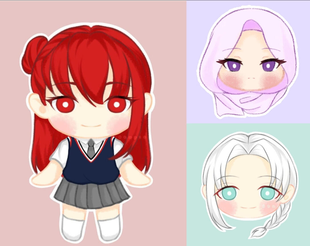 YCH chibi (simple colour)